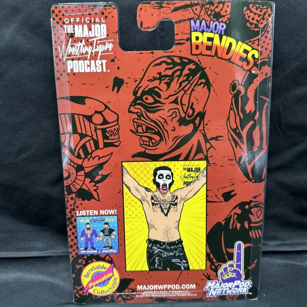Danhausen MWFP Major Wrestling Figure Podcast Bendies Evil Variant Autographed